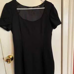 Tahari Black Sheath Lined Dress Business/Casual - size 8